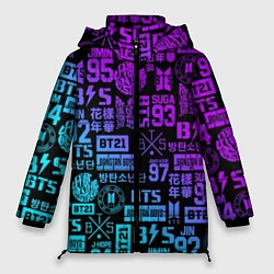 Женская зимняя куртка BTS Logos