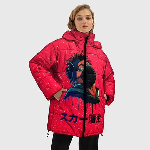 Женская зимняя куртка SCARLXRD Rap / 3D-Черный – фото 3