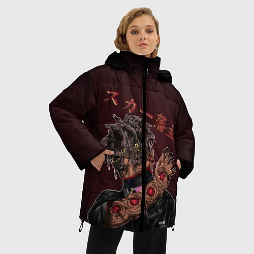 Женская зимняя куртка SCARLXRD: Dark Man / 3D-Черный – фото 3