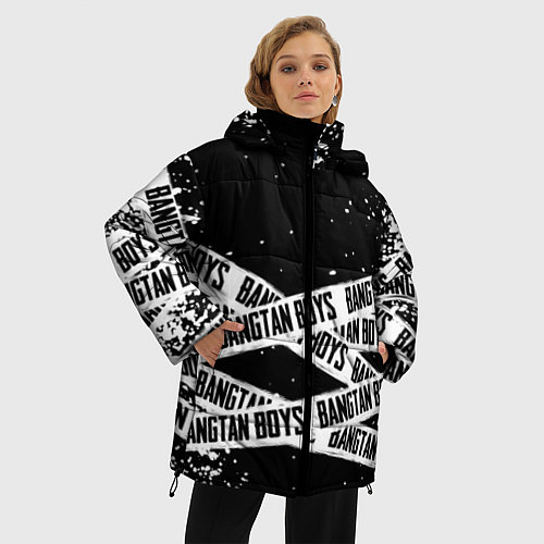 Женская зимняя куртка BTS / 3D-Черный – фото 3