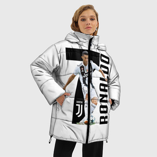 Женская зимняя куртка Ronaldo the best / 3D-Черный – фото 3
