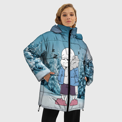 Женская зимняя куртка Sans Winter / 3D-Черный – фото 3