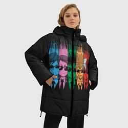 Куртка зимняя женская My Hero Academia герои, цвет: 3D-черный — фото 2