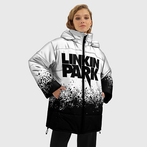 Женская зимняя куртка LINKIN PARK / 3D-Черный – фото 3