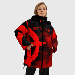 Куртка зимняя женская Сектор Газа, цвет: 3D-черный — фото 2