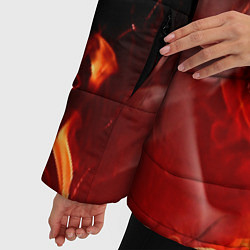 Куртка зимняя женская Сектор Газа, цвет: 3D-красный — фото 2