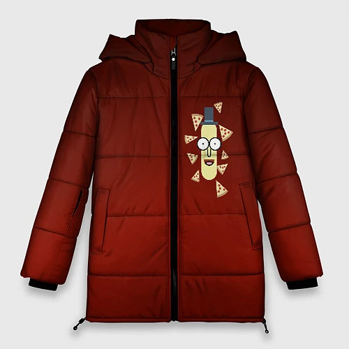 Женская зимняя куртка Mr Poopybutthole / 3D-Светло-серый – фото 1