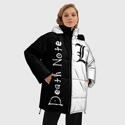 Куртка зимняя женская Death Note 2, цвет: 3D-черный — фото 2