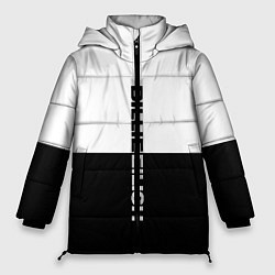 Куртка зимняя женская BILLIE EILISH: White & Black, цвет: 3D-черный
