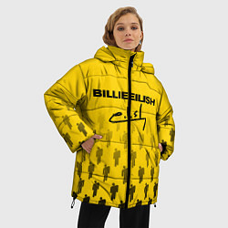 Куртка зимняя женская Billie Eilish: Yellow Autograph, цвет: 3D-красный — фото 2