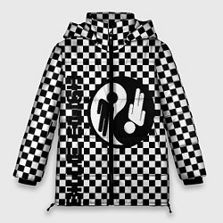 Куртка зимняя женская Billie Eilish: Yin-Yang, цвет: 3D-черный