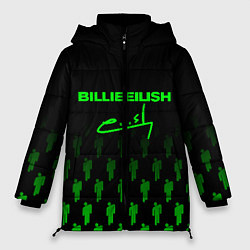 Женская зимняя куртка Billie Eilish: Green & Black Autograph
