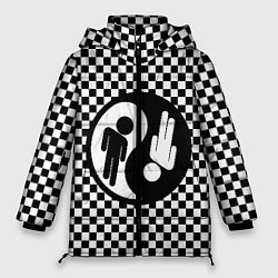 Куртка зимняя женская Billie Eilish: Yin-Yang, цвет: 3D-черный