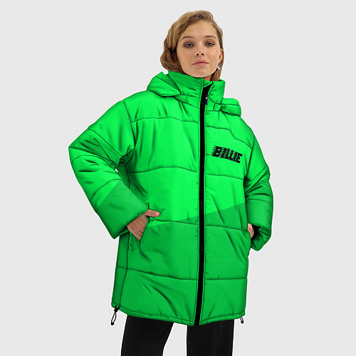 Женская зимняя куртка Billie Eilish: Duo Green / 3D-Черный – фото 3