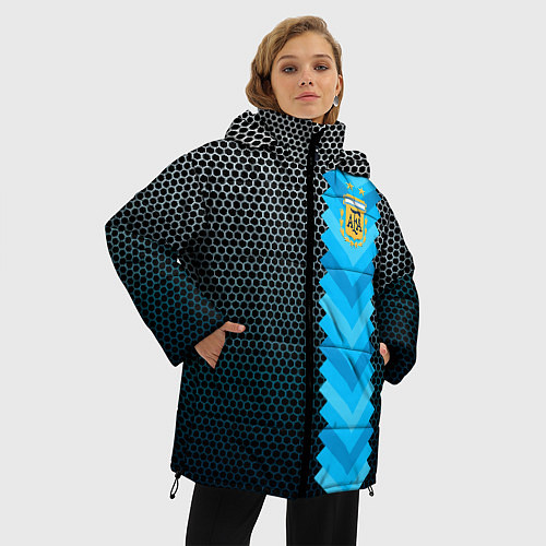 Женская зимняя куртка Аргентина форма / 3D-Черный – фото 3