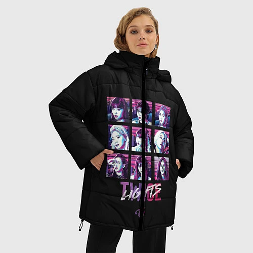 Женская зимняя куртка TWICE / 3D-Черный – фото 3