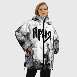 Куртка зимняя женская АРИЯ, цвет: 3D-светло-серый — фото 2