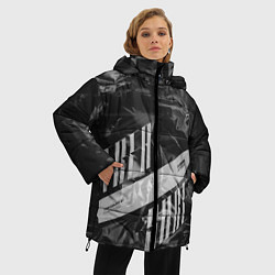 Куртка зимняя женская Trea Sure Ateez, цвет: 3D-черный — фото 2