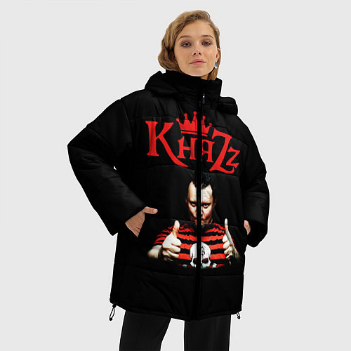 Женская зимняя куртка Князь / 3D-Светло-серый – фото 3