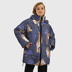 Куртка зимняя женская Тигриный прайд, цвет: 3D-красный — фото 2