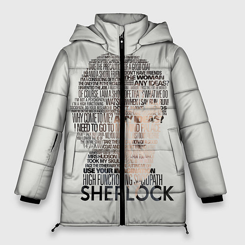 Женская зимняя куртка Sherlock / 3D-Светло-серый – фото 1