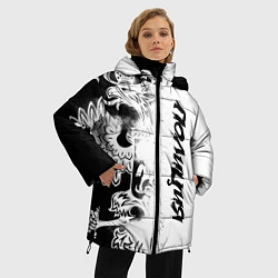 Куртка зимняя женская Полиция, цвет: 3D-черный — фото 2