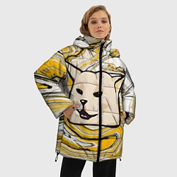 Куртка зимняя женская Woman yelling at cat, цвет: 3D-светло-серый — фото 2