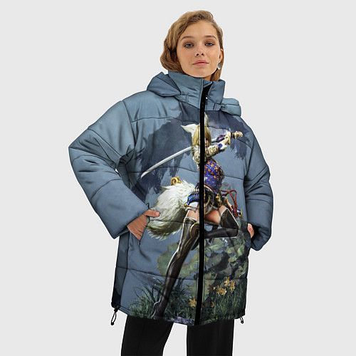 Женская зимняя куртка Zoomorph Girl / 3D-Черный – фото 3