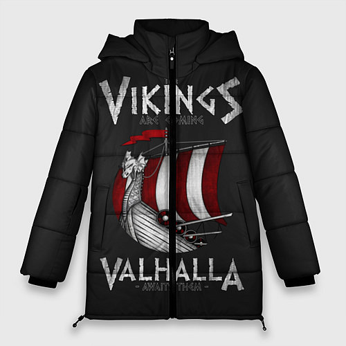 Женская зимняя куртка Vikings Valhalla / 3D-Красный – фото 1