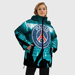 Куртка зимняя женская Пари Сен Жермен, цвет: 3D-красный — фото 2