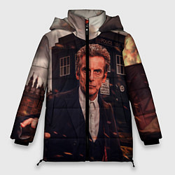 Куртка зимняя женская Доктор Кто, цвет: 3D-светло-серый