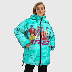 Куртка зимняя женская Ateez, цвет: 3D-светло-серый — фото 2