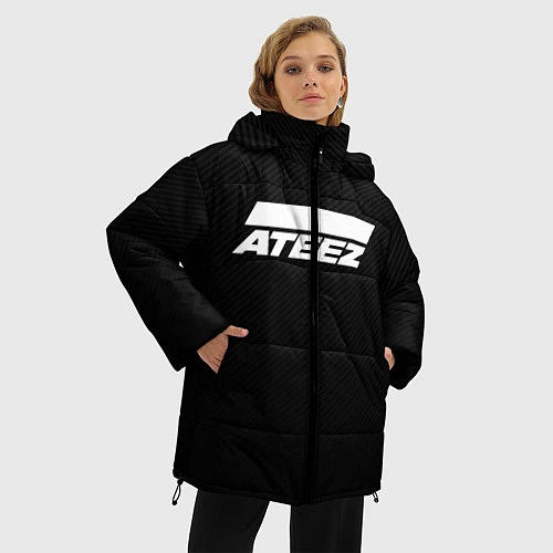 Женская зимняя куртка ATEEZ / 3D-Черный – фото 3