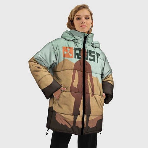 Женская зимняя куртка Rust / 3D-Черный – фото 3