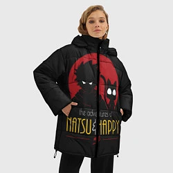 Куртка зимняя женская Хвост Феи Natsu i Happy, цвет: 3D-черный — фото 2