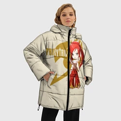 Куртка зимняя женская Хвост Феи, цвет: 3D-светло-серый — фото 2
