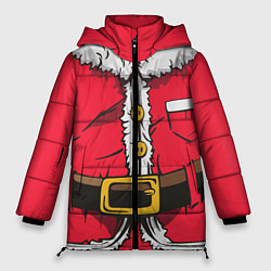Куртка зимняя женская Санта, цвет: 3D-красный