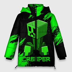 Женская зимняя куртка MINECRAFT CREEPER