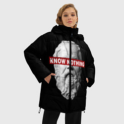 Куртка зимняя женская Ничего Не Знаю, цвет: 3D-черный — фото 2