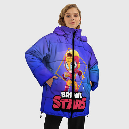 Женская зимняя куртка Brawl Stars Max / 3D-Черный – фото 3