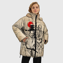 Куртка зимняя женская Масутацу Ояма, цвет: 3D-черный — фото 2