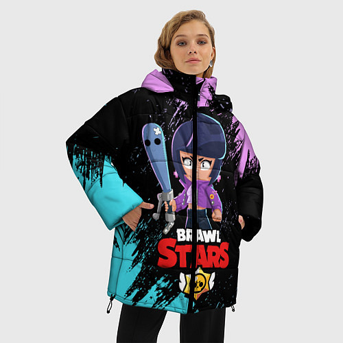 Женская зимняя куртка BRAWL STARS BIBI / 3D-Черный – фото 3