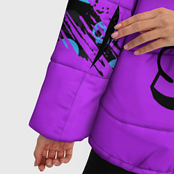 Куртка зимняя женская Brawl Stars LEON SHARK, цвет: 3D-черный — фото 2