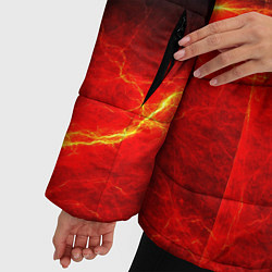 Куртка зимняя женская Лёд и огонь, цвет: 3D-черный — фото 2