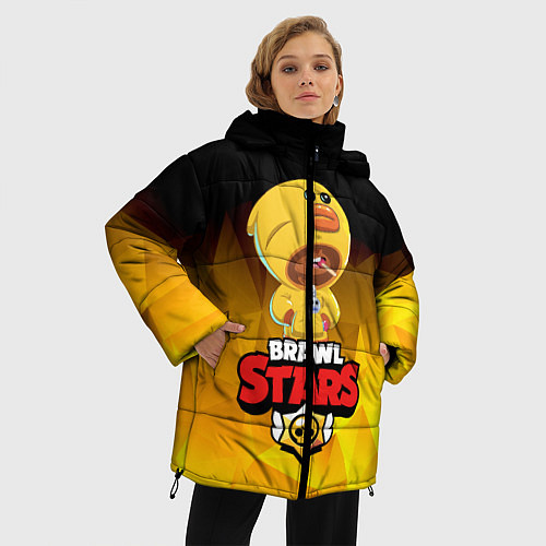 Женская зимняя куртка BRAWL STARS SALLY LEON / 3D-Черный – фото 3