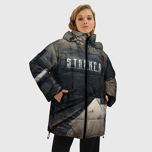 Женская зимняя куртка НОВЫЙ СТАЛКЕР / 3D-Черный – фото 3