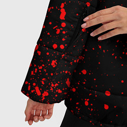 Куртка зимняя женская STRANGER THINGS, цвет: 3D-черный — фото 2