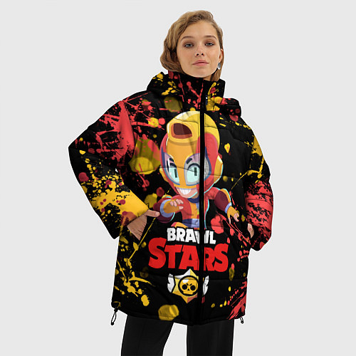 Женская зимняя куртка BRAWL STARS MAX / 3D-Черный – фото 3
