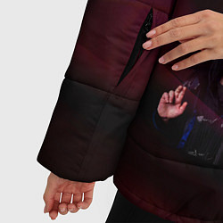 Куртка зимняя женская Slipknot, цвет: 3D-красный — фото 2