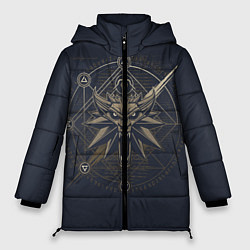 Куртка зимняя женская Ведьмак 3: Дикая Охота, цвет: 3D-черный